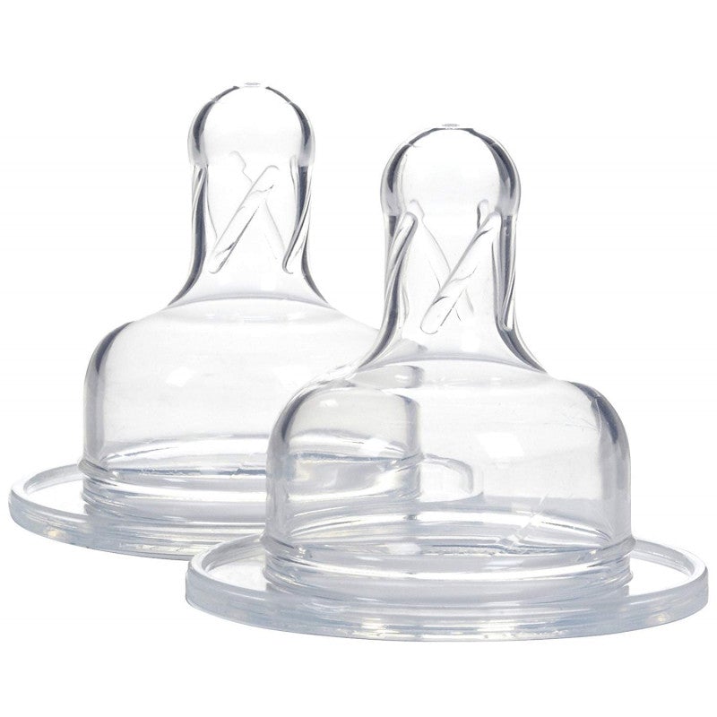 Dr Brown's Level 3 Wide Neck Nipple 2 Pack 6m+