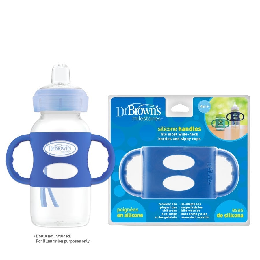 Dr. Brown’s Milestones™ Silicone Handles, Wide-Neck