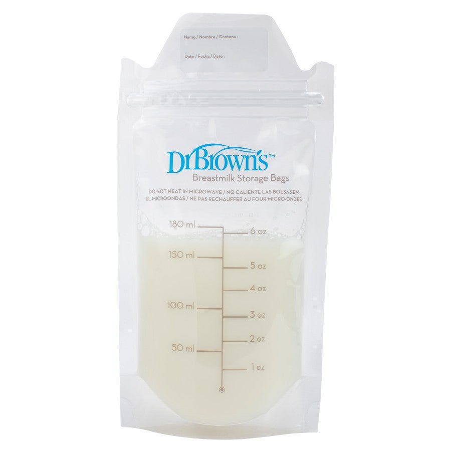 Dr Brown's Breastmilk Storage Bag  50  Pack 180ml 