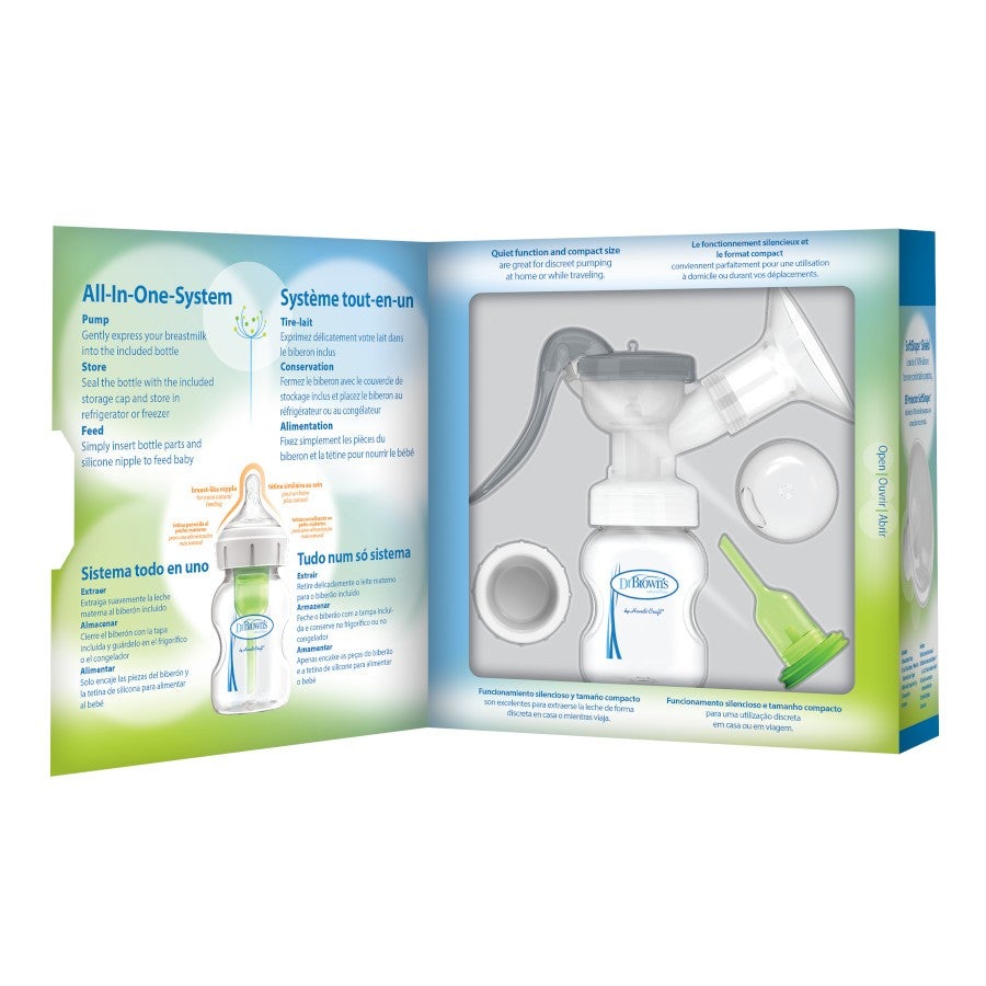 Dr Brown's Manual Breast Pump Softshape With Silicone Shield Female