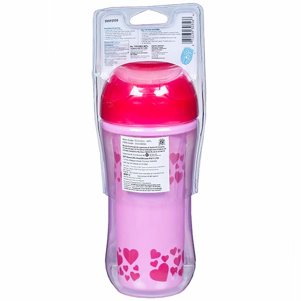 Dr Brown's 300ml Insulated Straw Cup Pink 12m+