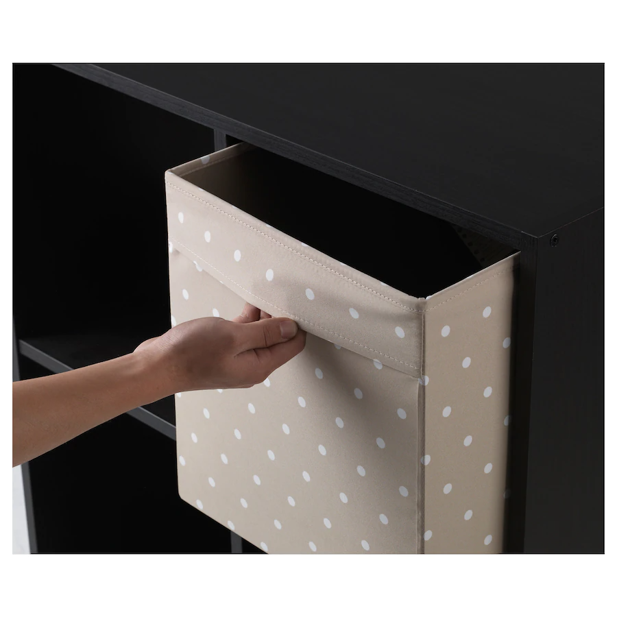 Dröna Box, Beige/Dotted