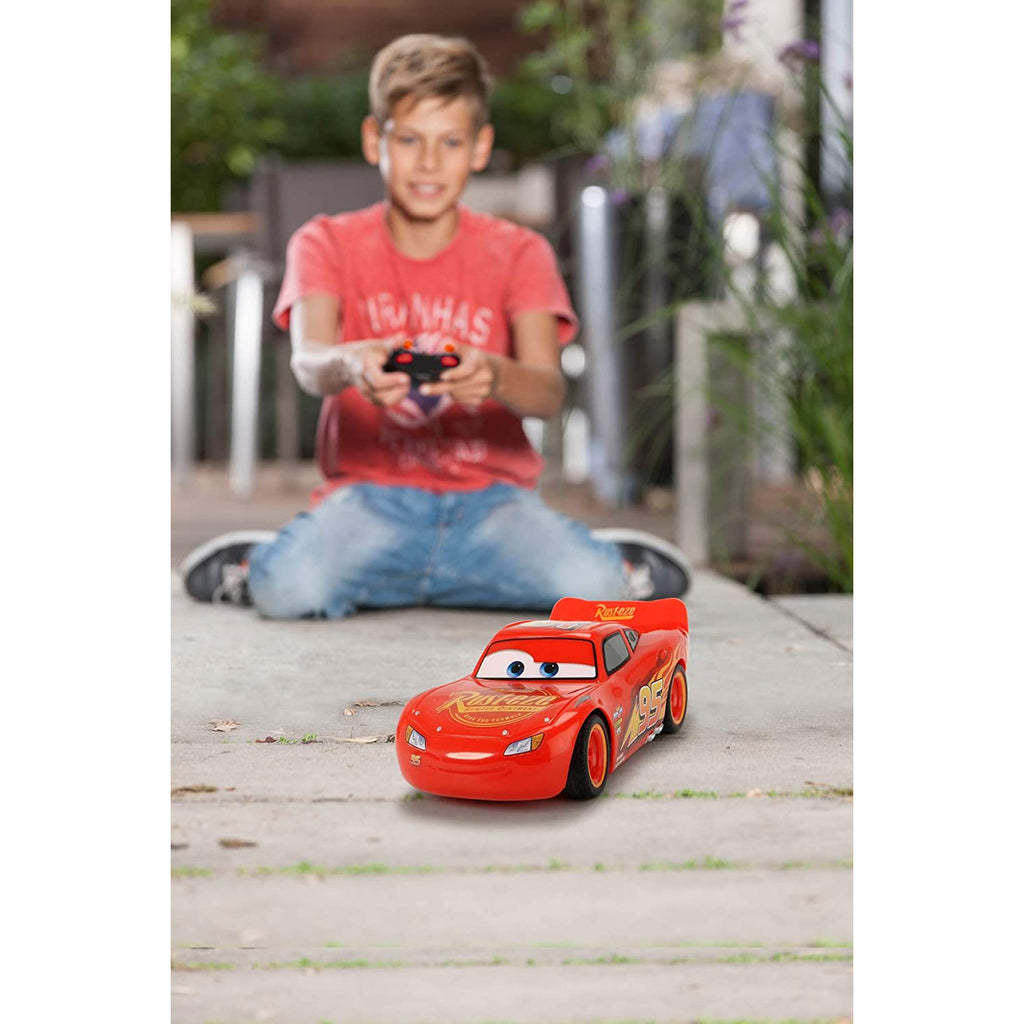 Dickie - Cars 3 Lightning Mcqueen Turbo Racer Multicolor Age-3 Years & Above