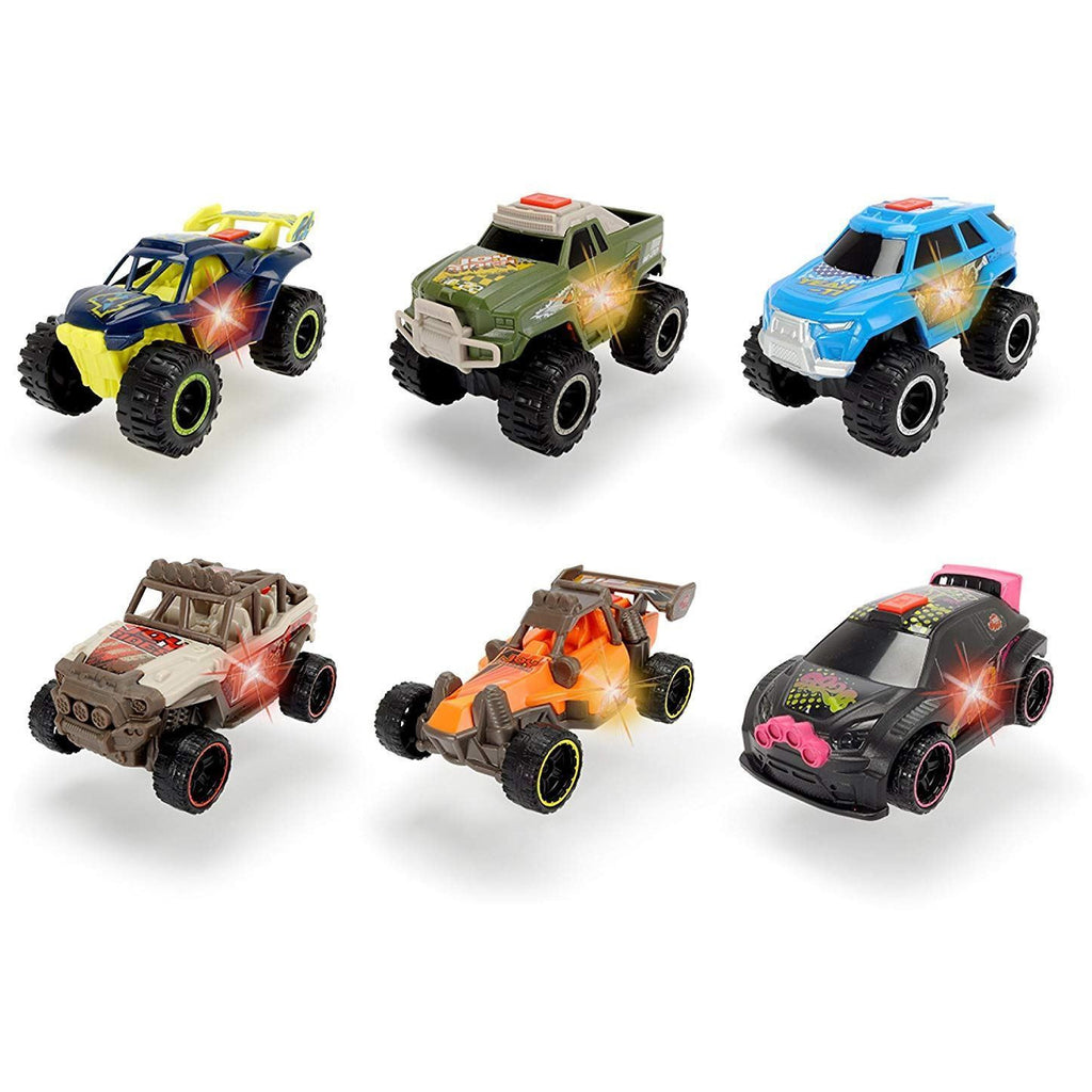Dickie - Joyrider Free Wheel, Light & Sound 11.5Cm - 6 Assortments Multicolor Age-3 Years & Above