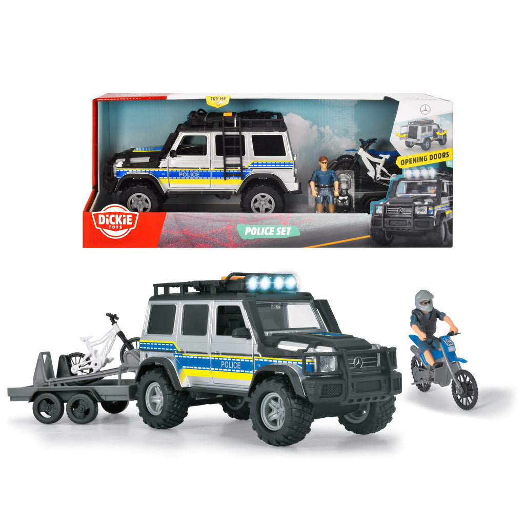 Dickie Mercedes Police Set Multicolor Age-3 Years & Above