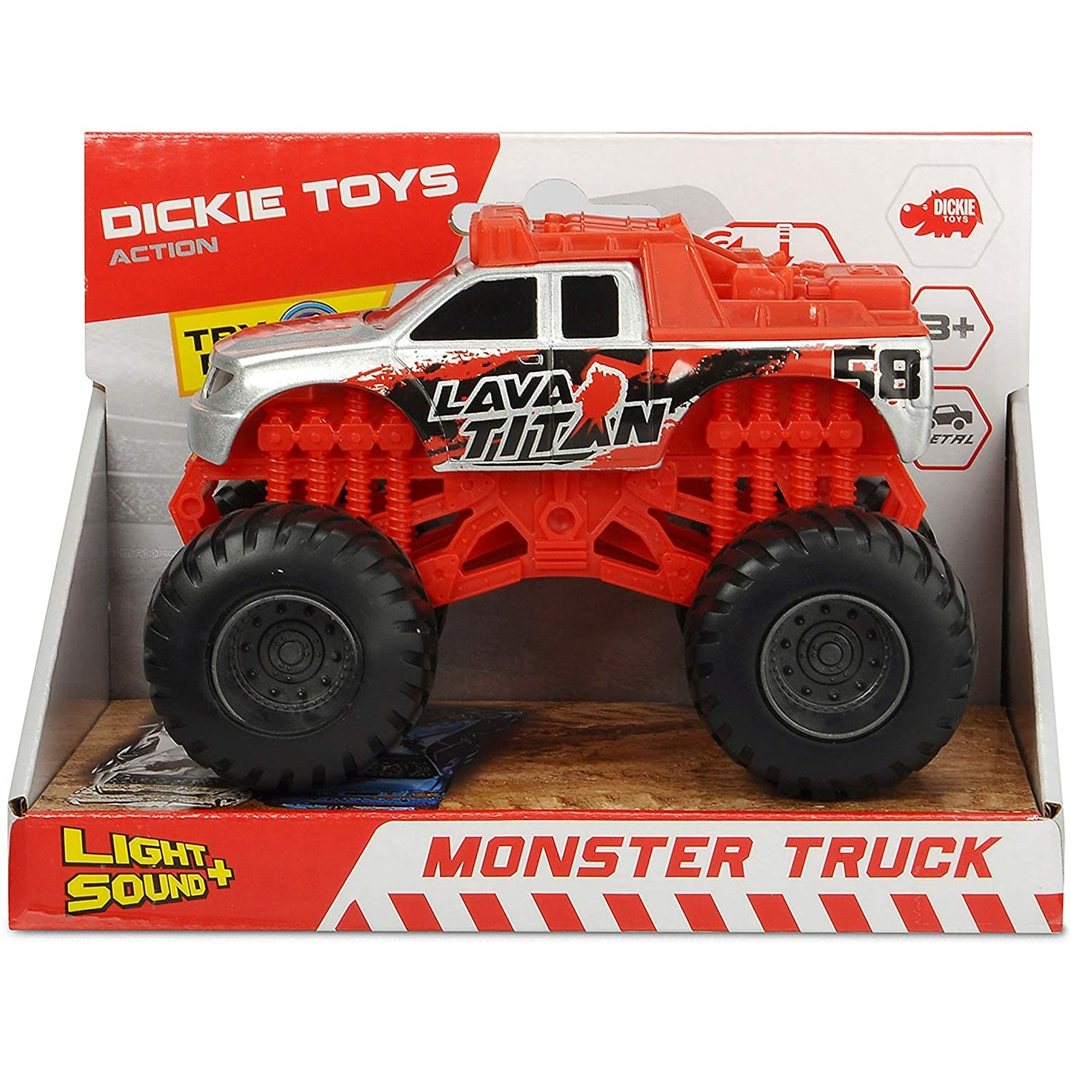 Dickie Monster Truck Age 3 Boy Assorted Peekaboo