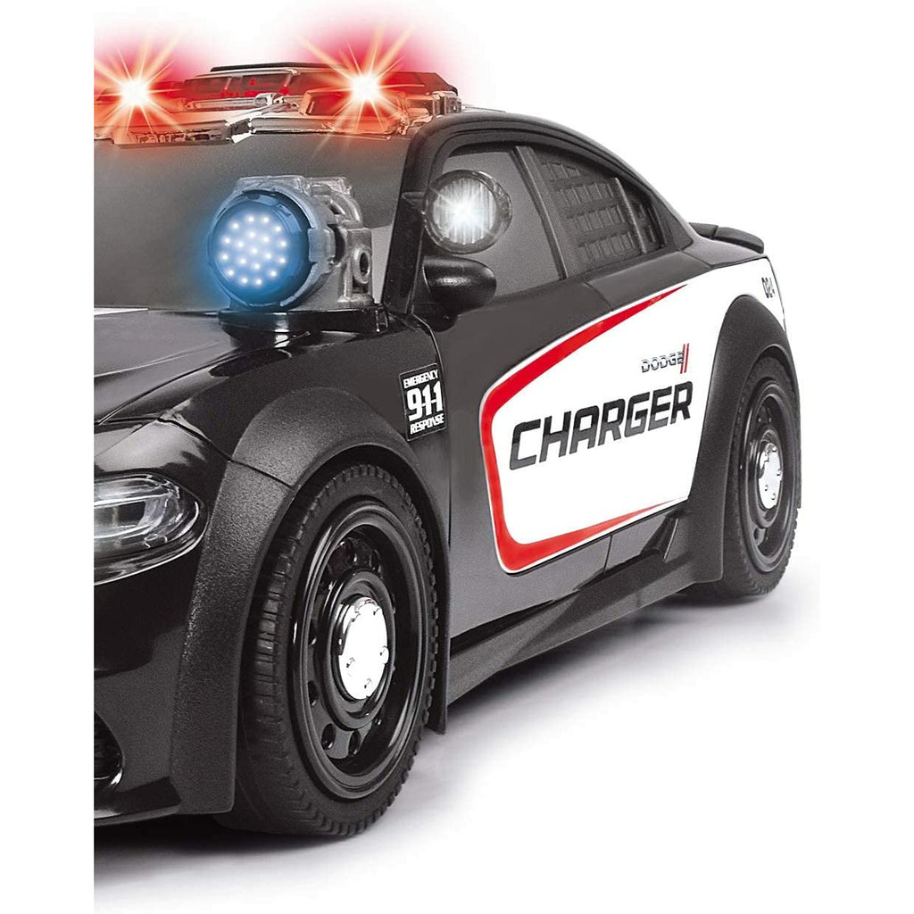 Dickie Motorised Light and Sound Police Dodge Charger 33 cm Long Multicolor Age-3 Years & Above