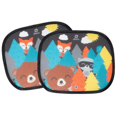Diono Sun Stoppers Car Window Shades Pack of 2 Black Age- 12 Months & Above