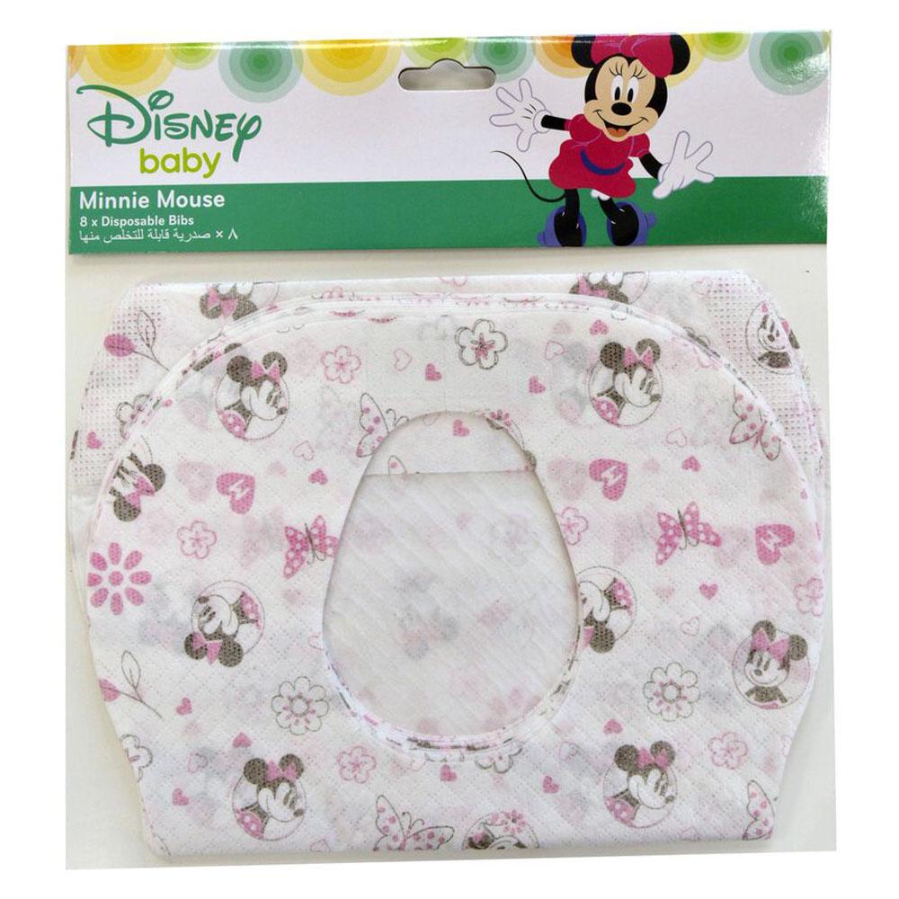Disney Minnie 8 Pack Disposable Bibs 0M+
