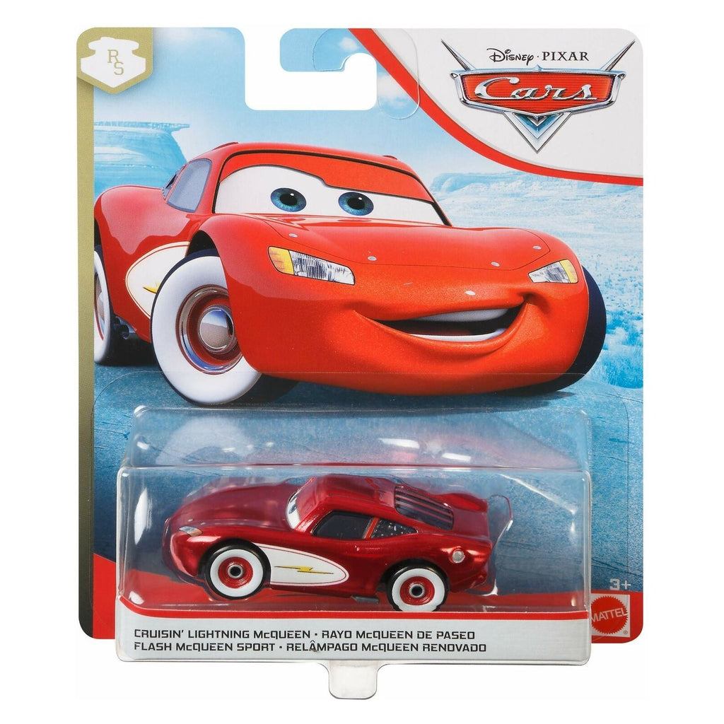 Disney Pixar Cars Cruisin Mcqueen Diecast 1:55 Red Dxv29 Age- 3 Years & Above