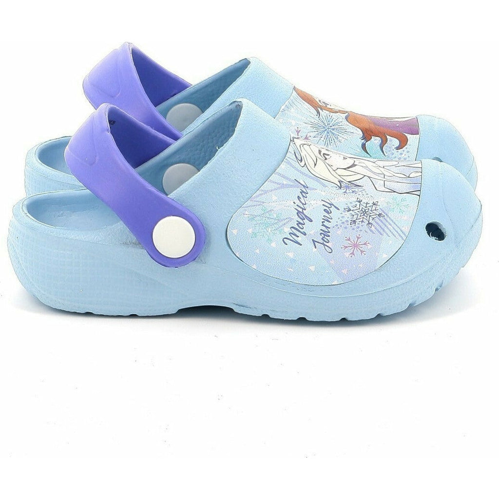 Disney Frozen 2 Girls Kids Clog Sandals & Mules Light Blue Eu 27