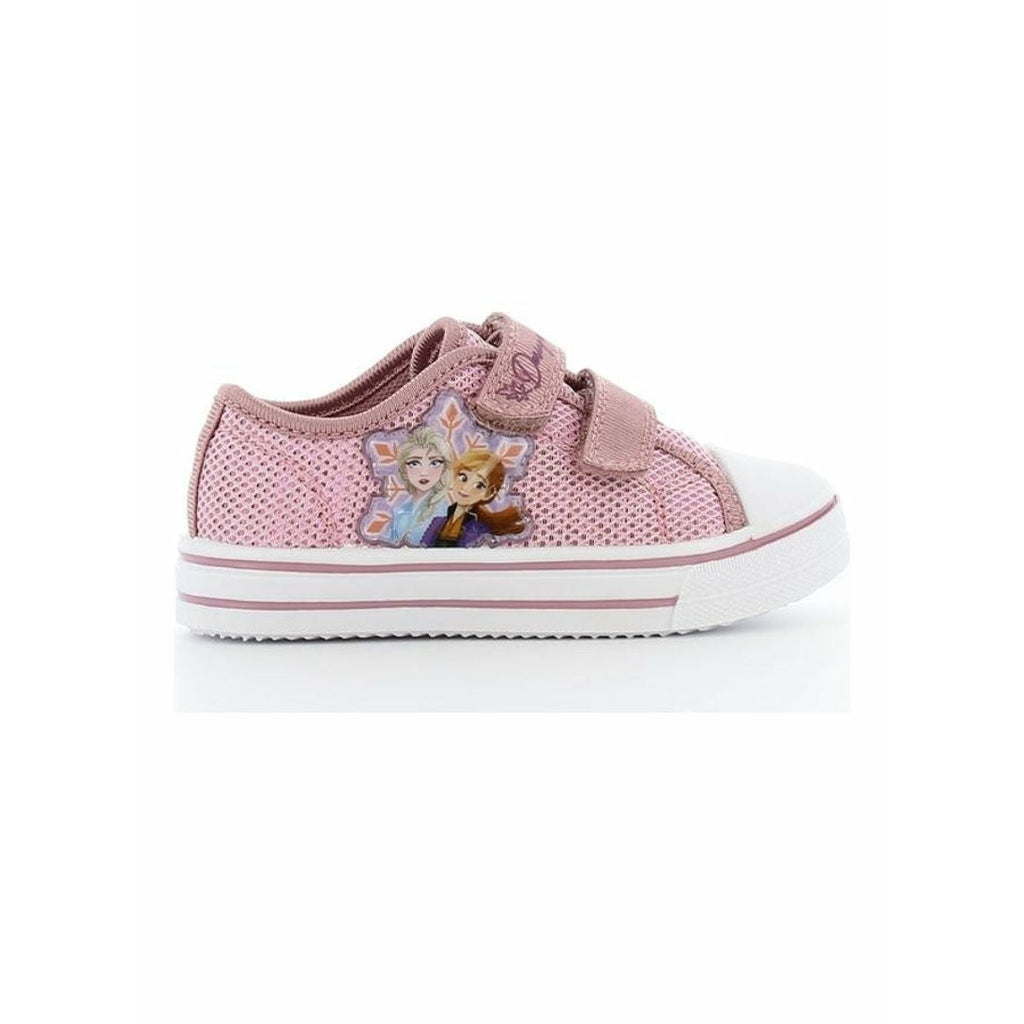 Disney Frozen 2 Girls Kids Low Sneakers Pink
