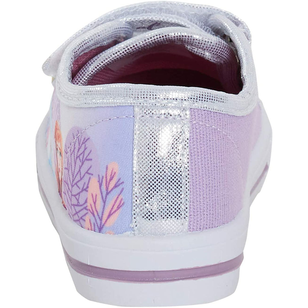 Disney Frozen 2 Girls Kids Low Sneakers White