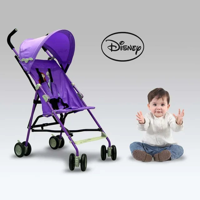 Disney Frozen 2 Lightweight Buggy Stroller | 3 36 Months, Purple, Rear Breaks, Shoulder Strap And More. Purple Age 3 Months To 36 Months