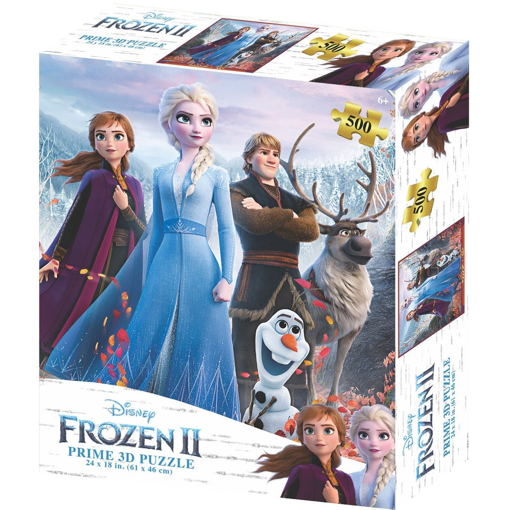 Disney Frozen 500 Pieces 3D Puzzles Age-6 Years & Above
