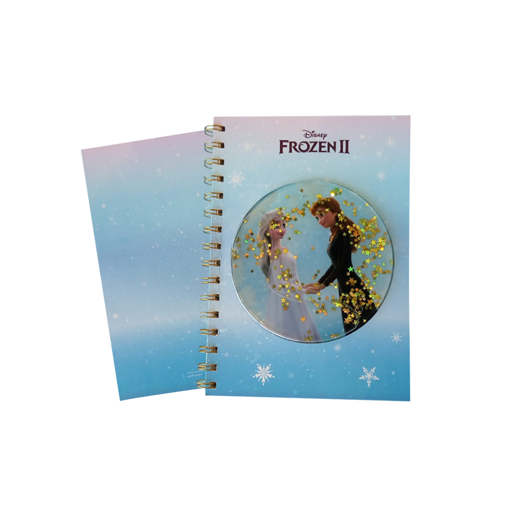 Disney Frozen A5 Spiral Notebook With Sequin Cover Kids