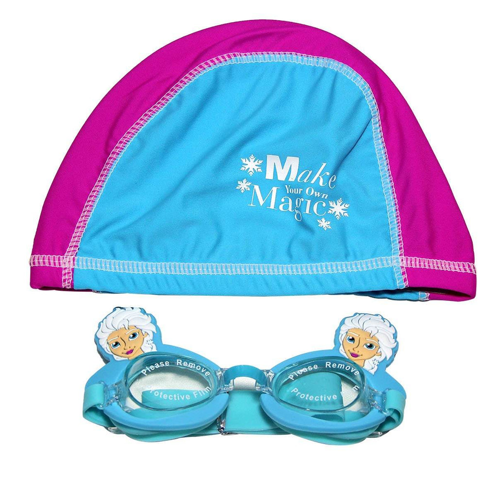 Disney Frozen Swim Goggles & Cap Kids
