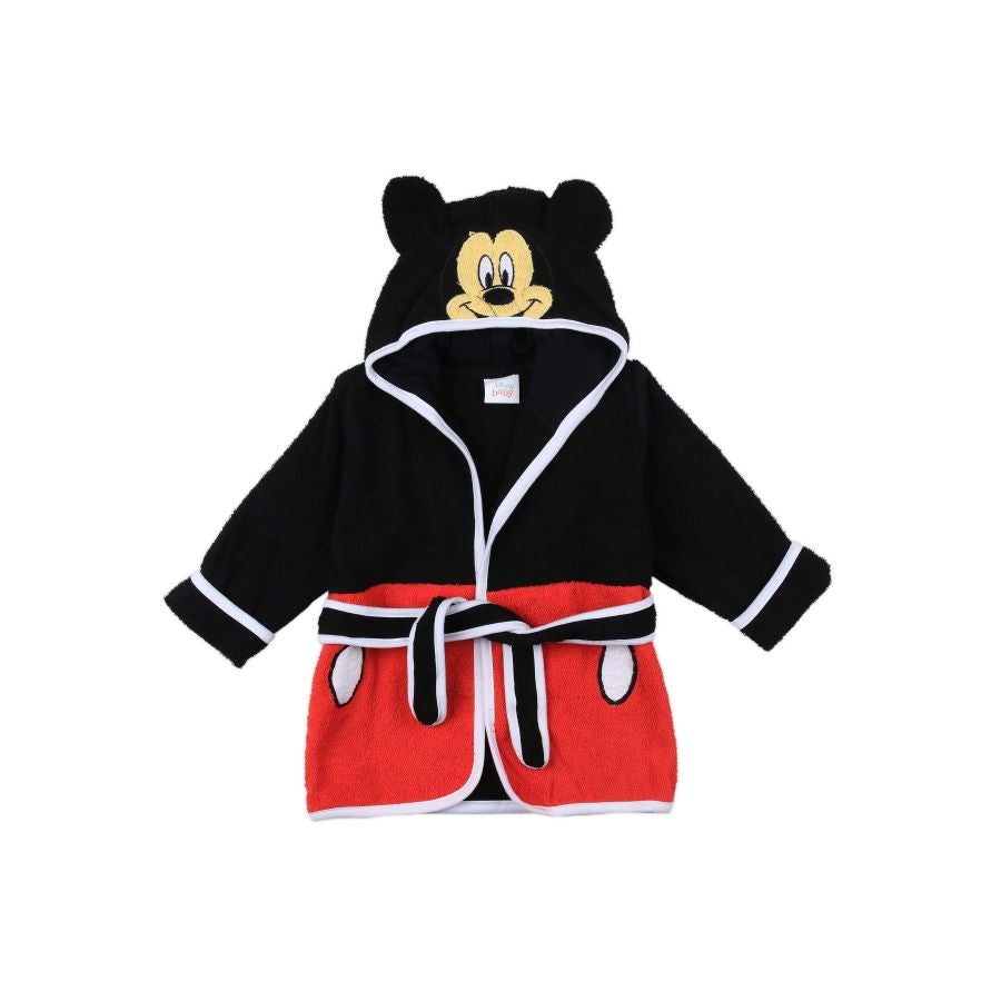 Disney Mickey Bathrobe Infant Black/Red