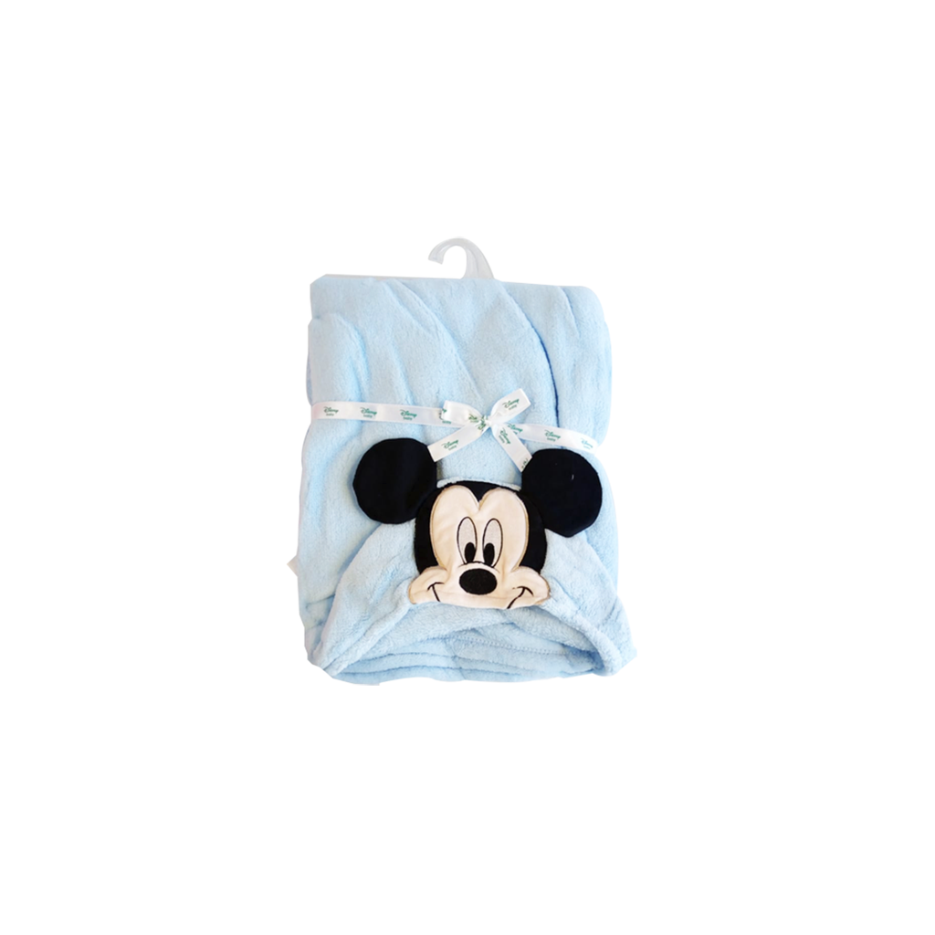 Disney Mickey Coral Fleece Blanket Hood 0M+