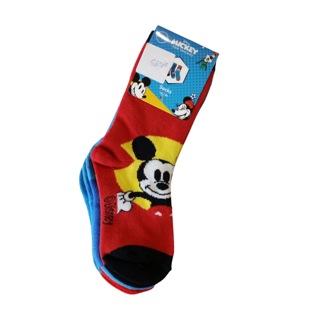 Disney Mickey and Friends Socks 3 Pairs 5-8Y 