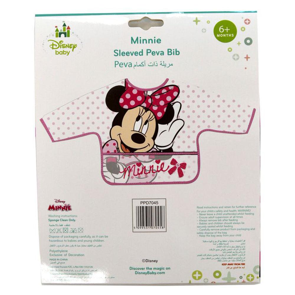 Disney Minnie Sleeved Bibs 0M+