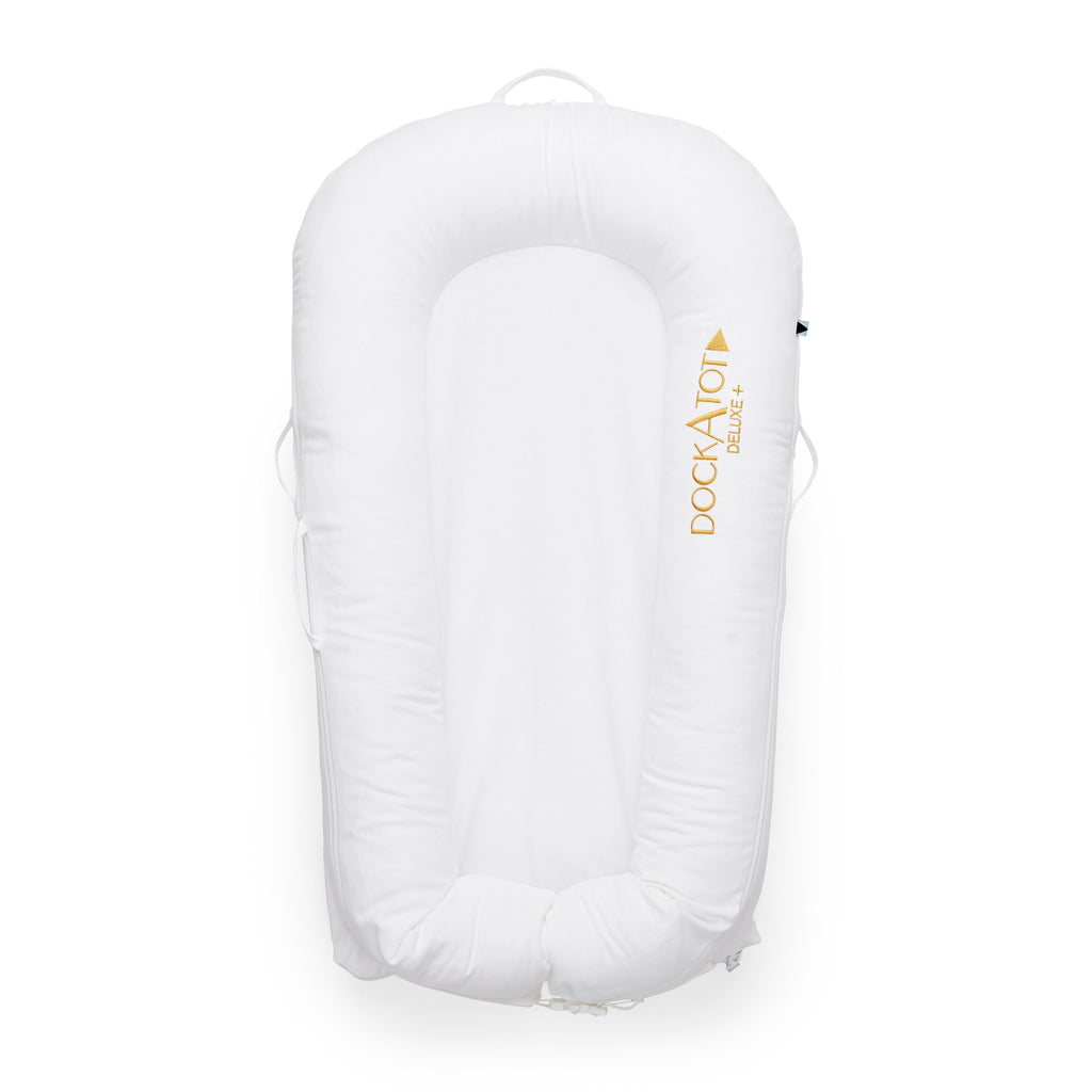 Dockatot Deluxe+ Pod (0-8 Months) Pristine White Age 0-8M Unisex