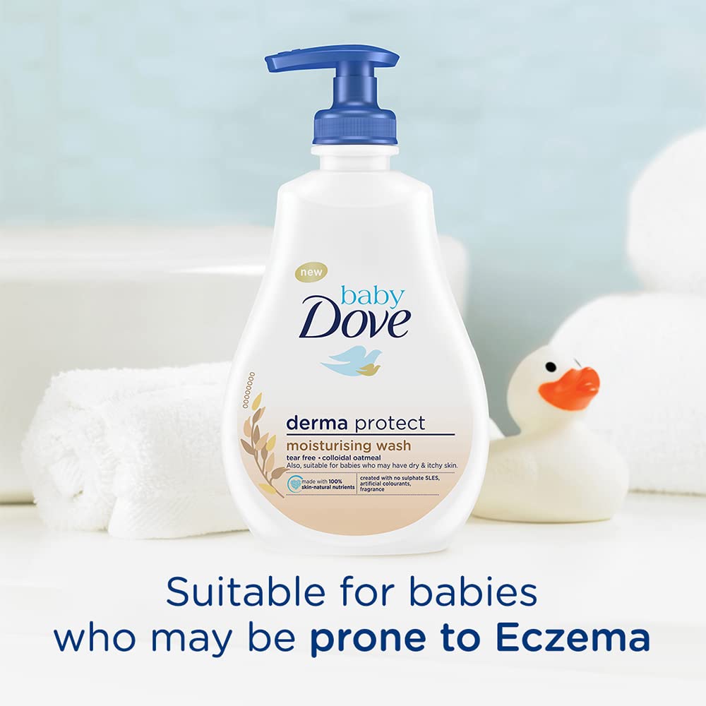 Dove Baby Derma Protect Moisturising Wash 400ml Age- Newborn and Above