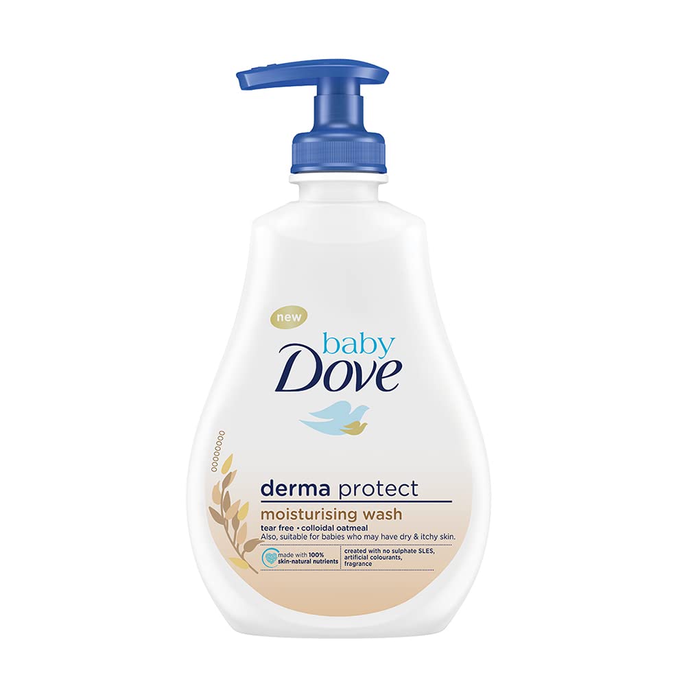 Dove Baby Derma Protect Moisturising Wash 400ml Age- Newborn and Above