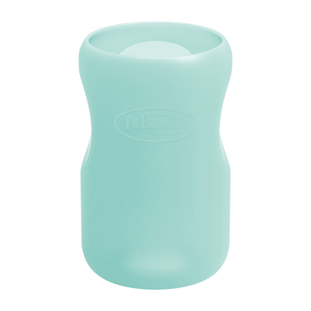 Dr Brown's Wide-Neck Glass Bottle Sleeve 270ml Mint