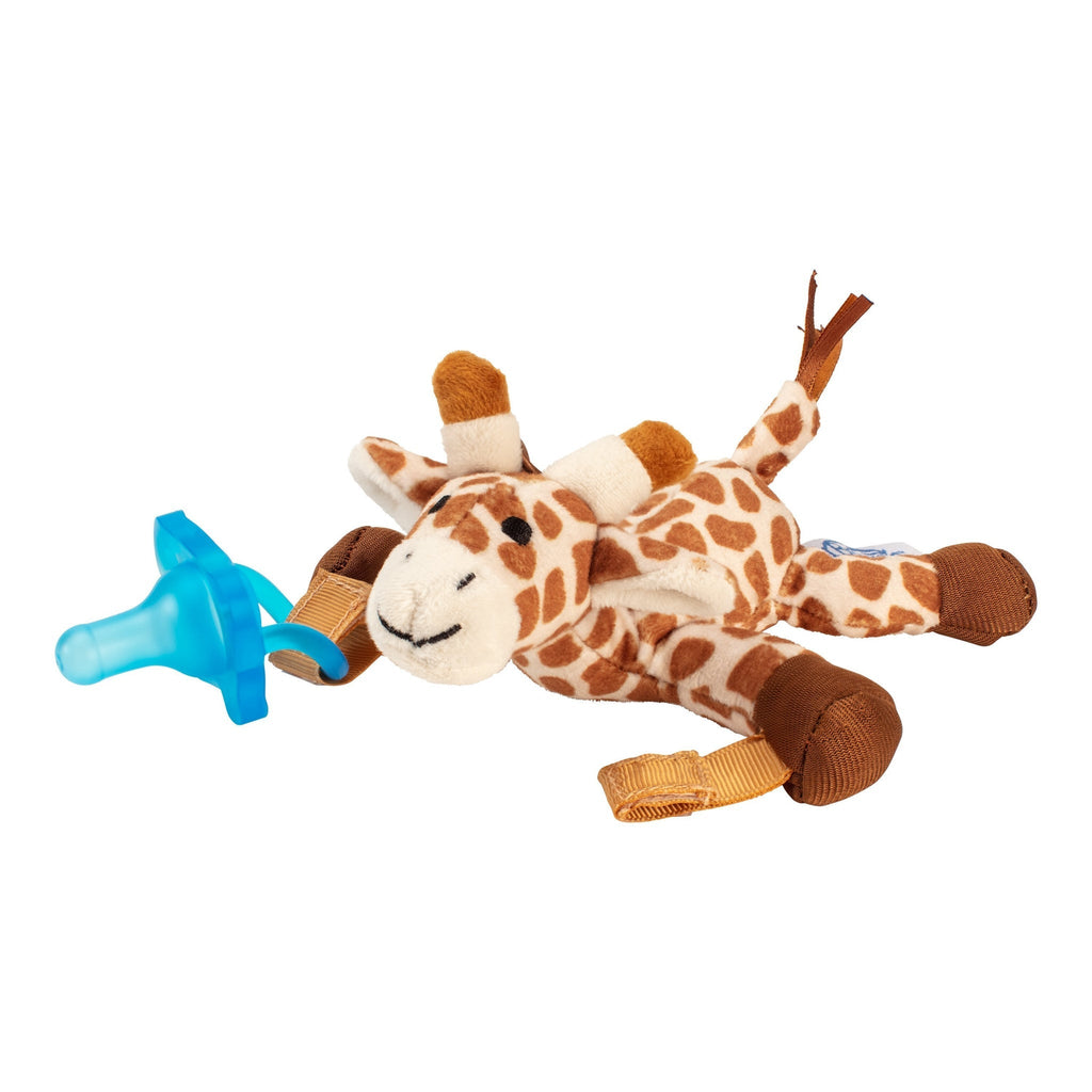 Dr Brown's Giraffe Lovey with Blue One - Piece Pacifier