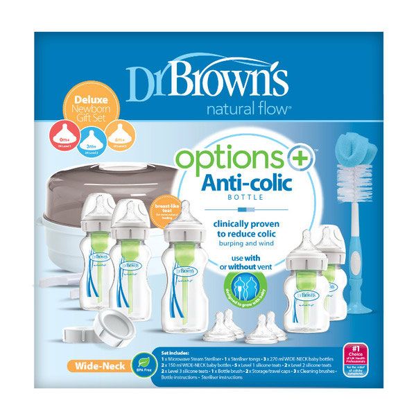 Dr Brown's Deluxe Newborn Options+ Gift Set