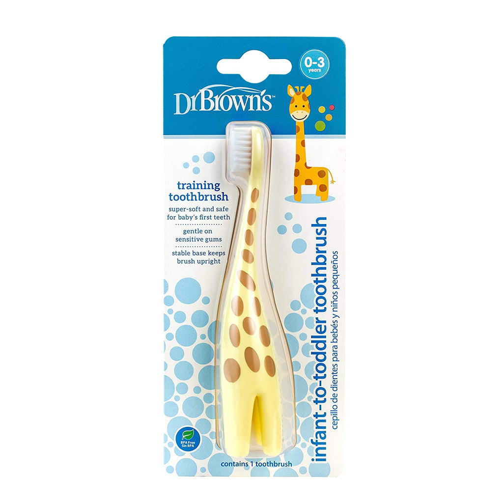 Dr Brown's Infant-to-Toddler Toothbrush, Giraffe