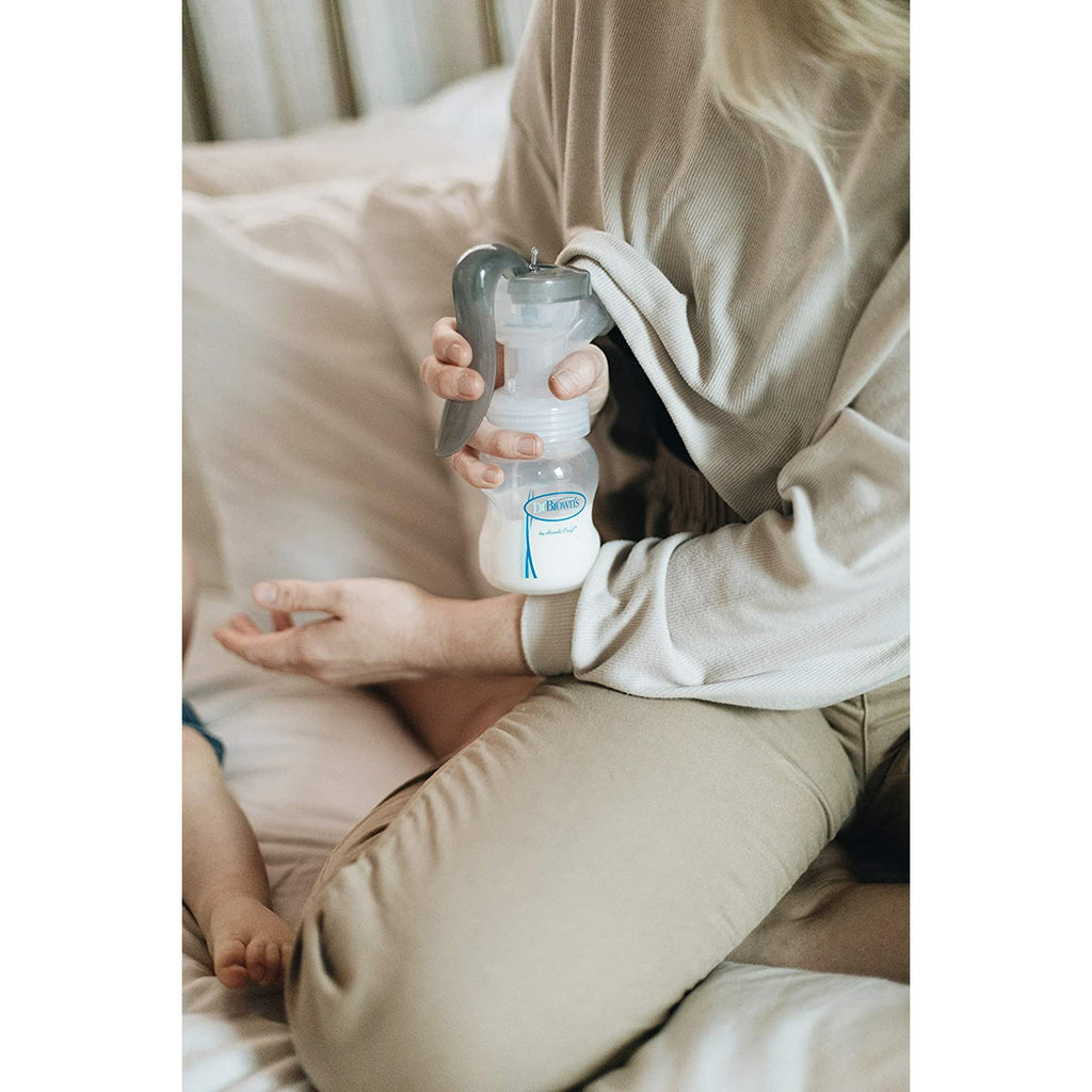 Dr Brown's Manual Breast Pump Softshape With Silicone Shield Female