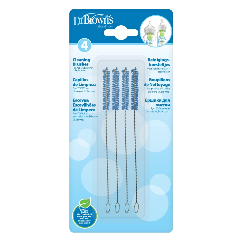 Dr Brown's Natural Flow Cleaning Brush, 4 Pieces