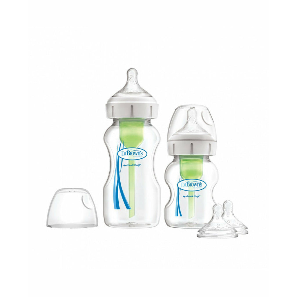 Dr Brown's Options+ Anti-colic Baby Bottles 270ml and 150ml Pack