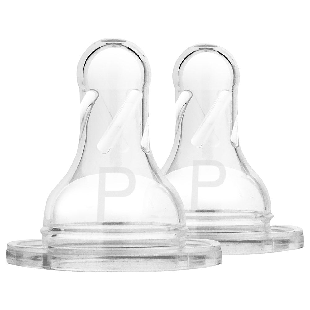 Dr Brown's Preemie Flow Silicone Narrow-Neck Nipple, 2 Pack