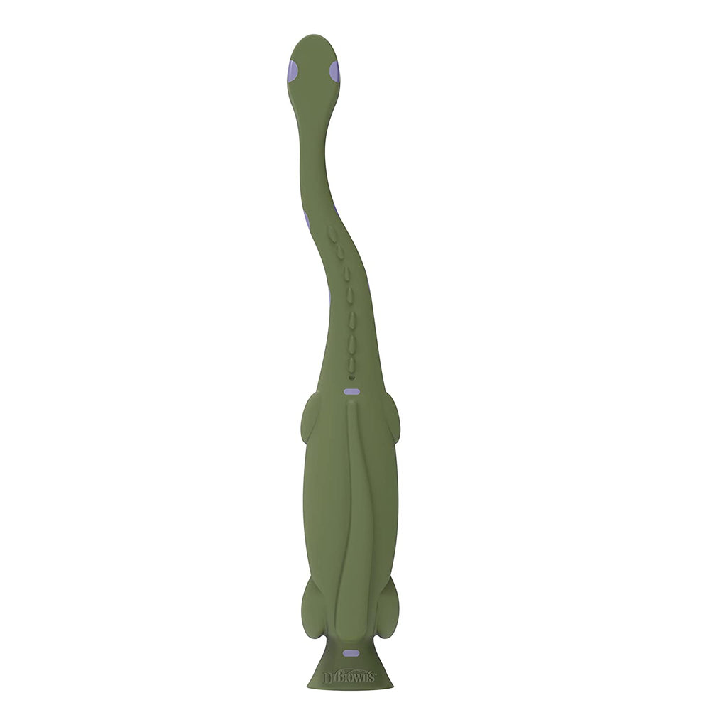 Dr Brown's Toddler Toothbrush, Dinosaur Green Age- 1 Year to 4 Years