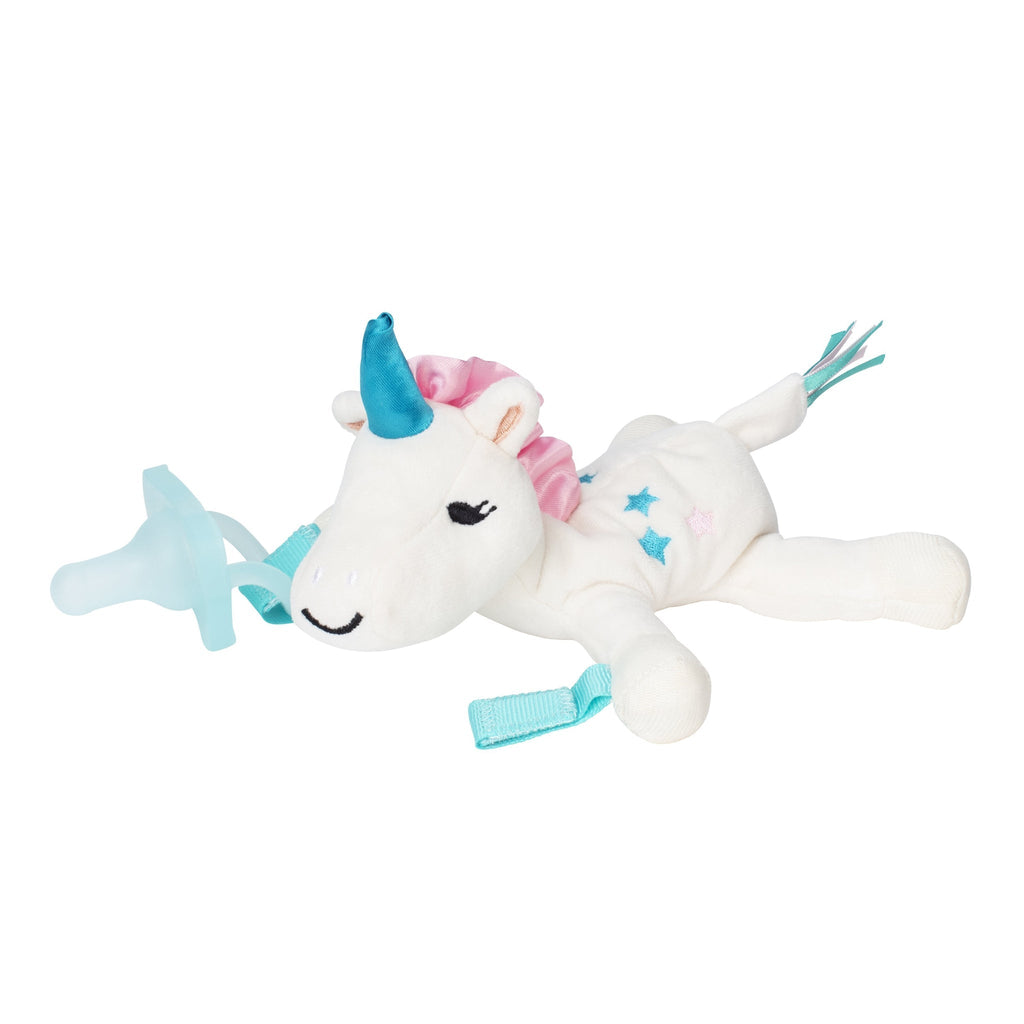 Dr Brown's Unicorn Lovey with Aqua One - Piece Pacifier 0-12 Months