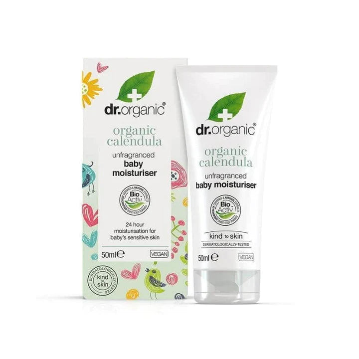 Dr Organic Calendula Unfragranced Baby Moisturiser 50ml