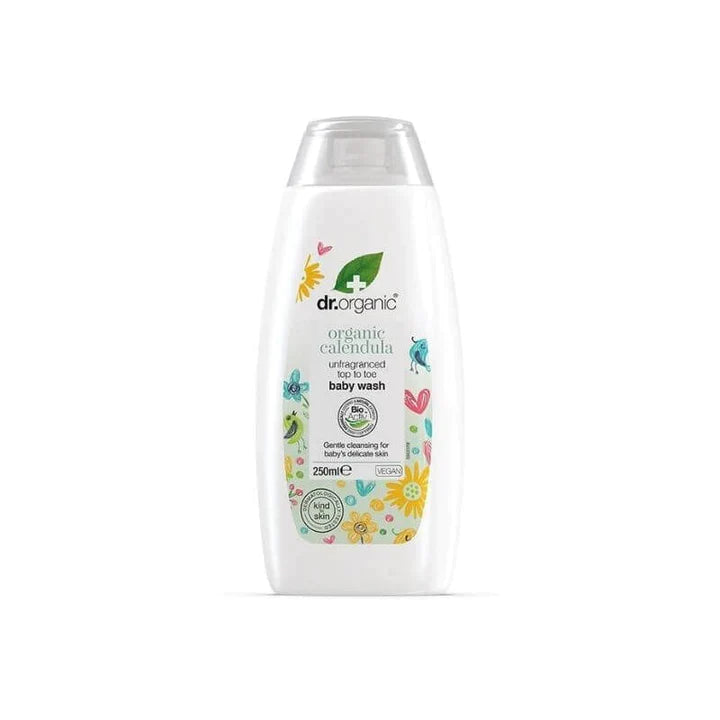 Dr Organic Calendula Unfragranced Baby Wash 250ml