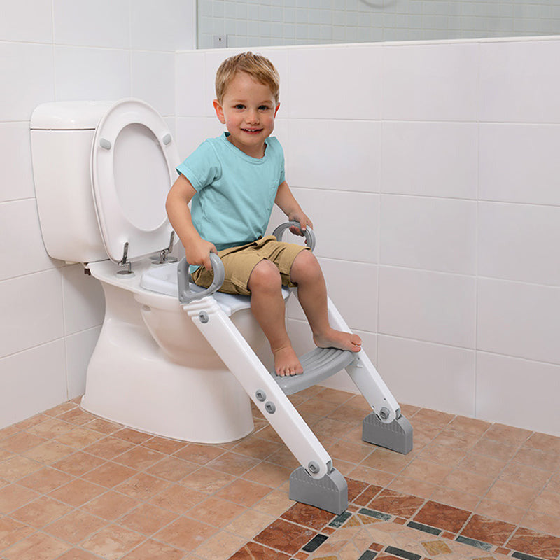Dreambaby Ladder Step-Up Toilet Trainer White/Grey Age- 18 Months & Above