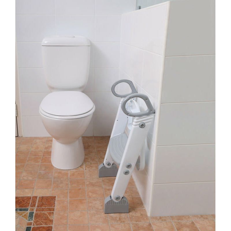 Dreambaby Ladder Step-Up Toilet Trainer White/Grey Age- 18 Months & Above