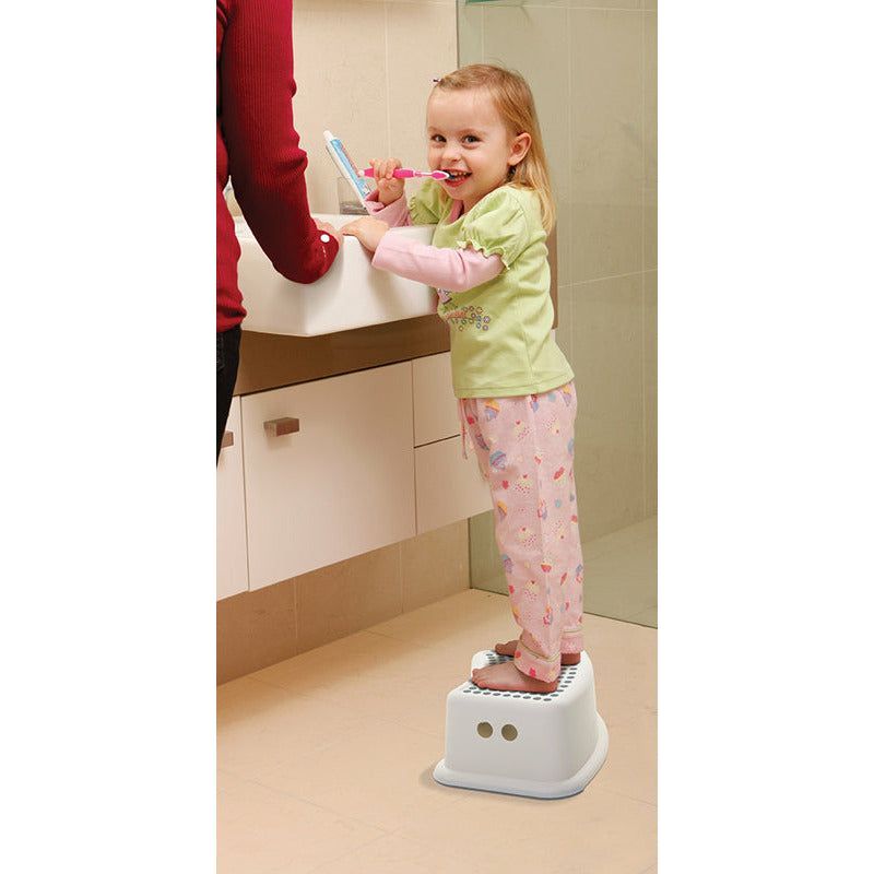 Dreambaby Step Stool White/Grey Age- 2 Years & Above