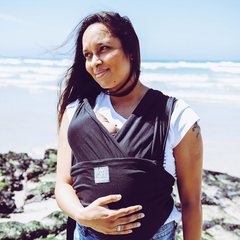 Dreamgenii SnuggleRoo Baby Carrier Black Age- Newborn & Above (Holds upto 15 kgs)