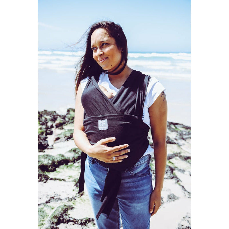 Dreamgenii SnuggleRoo Baby Carrier Black Age- Newborn & Above (Holds upto 15 kgs)