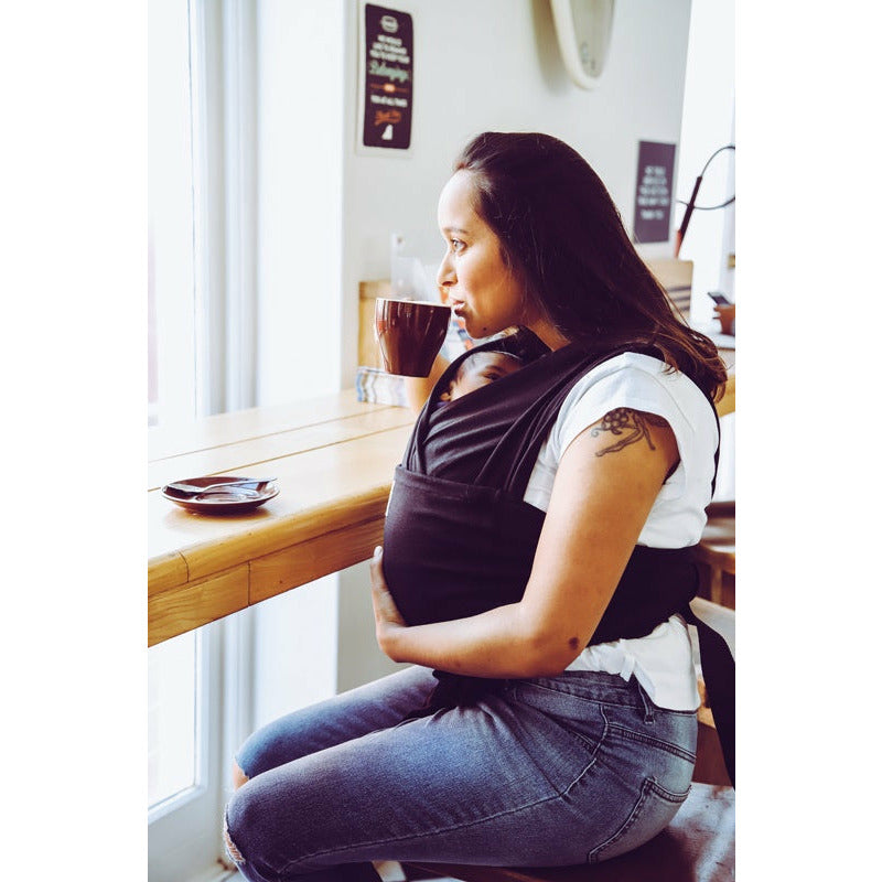 Dreamgenii SnuggleRoo Baby Carrier Black Age- Newborn & Above (Holds upto 15 kgs)