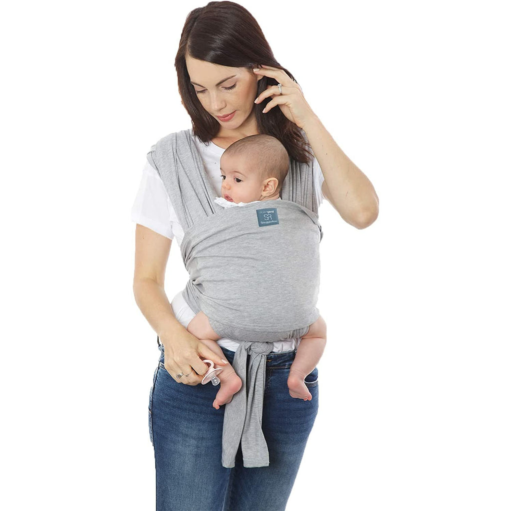 Dreamgenii SnuggleRoo Baby Carrier Light Grey Age- Newborn & Above (Holds upto 15 kgs)