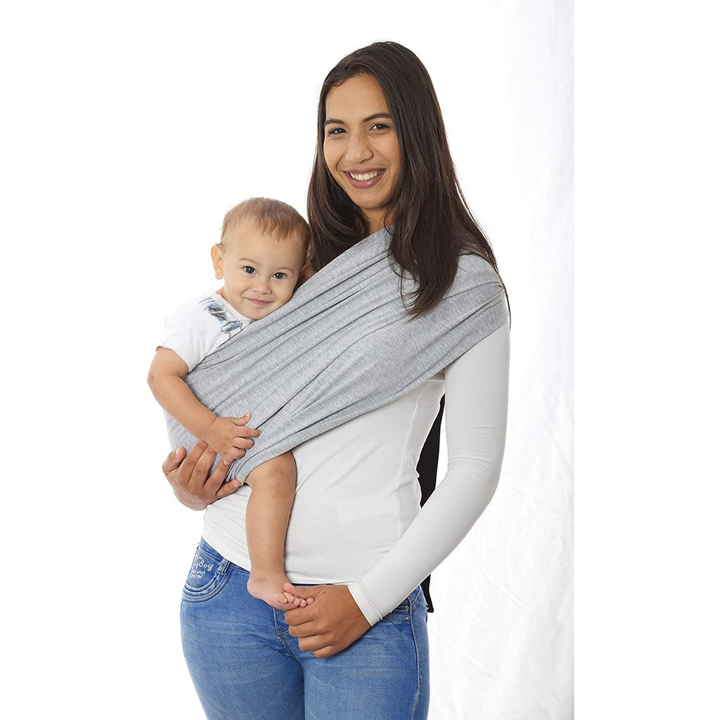 Dreamgenii SnuggleRoo Baby Carrier Light Grey Age- Newborn & Above (Holds upto 15 kgs)