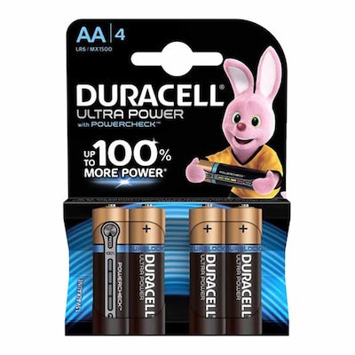 Duracell batteries Ultra Power 4AA