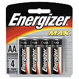 ENERGIZER BATTERIES 4AA